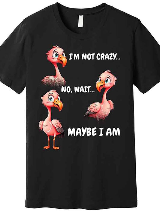 Premium Funny Flamingo Graphic T-Shirt for Men