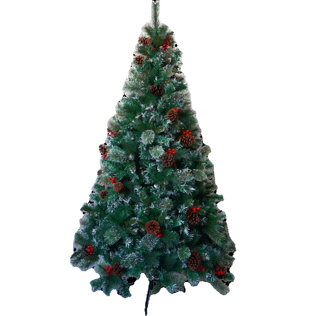 180cm Artificial Spruce Christmas Tree, Pre-Lit Xmas Tree