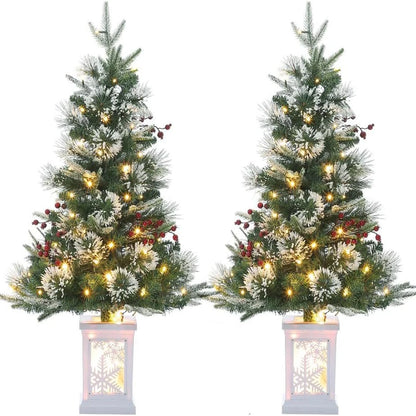 3 ft Tabletop Christmas Tree, Pre-lit Xmas Tree