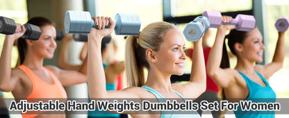 Adjustable Dumbbells 4-in-1 (2-5lb Each) Fast-Adjust Free Weights