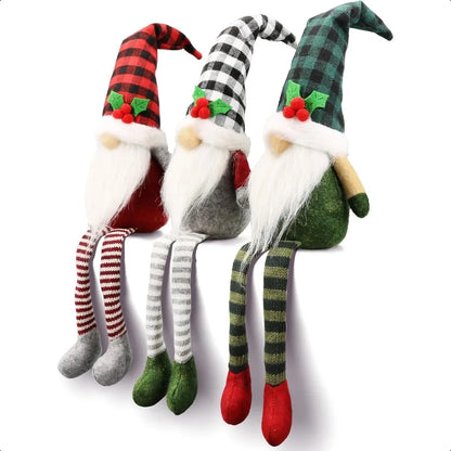 3Pcs Christmas Gnomes Plush Xmas Gnomes Santa