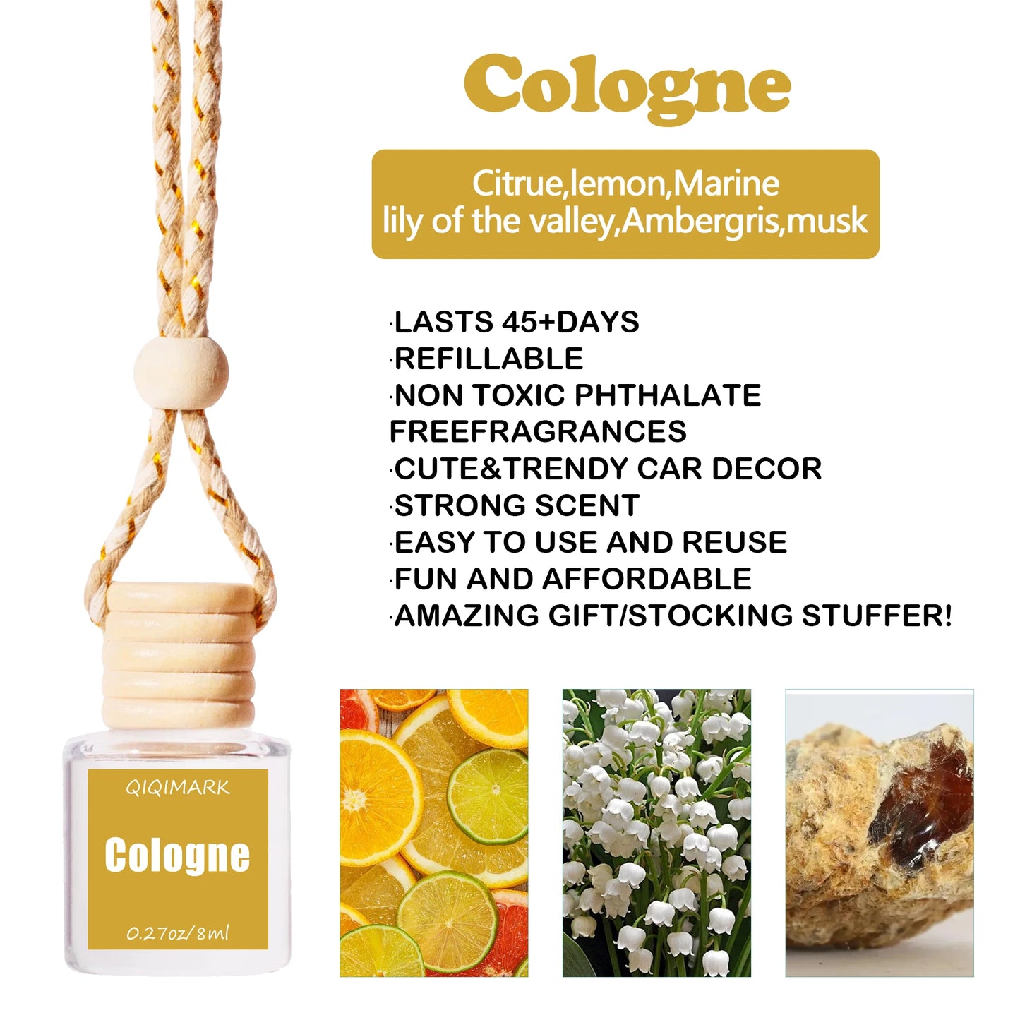 Car aromatherapy suspension car  bottle