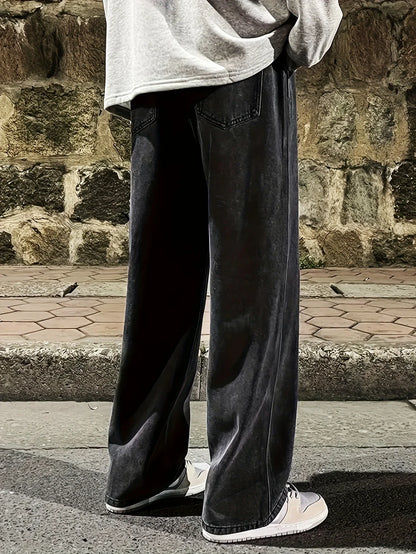 Men's Regular Fit Multi-Pocket Jeans -