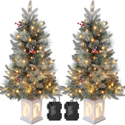 3 ft Tabletop Christmas Tree, Pre-lit Xmas Tree