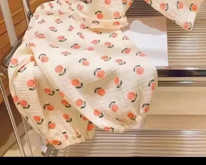 Boys And Girls Wide Leg Trousers Summer  Pants Children 's Full Printing Casual Loose Fashion Thin Pants 80-120CM