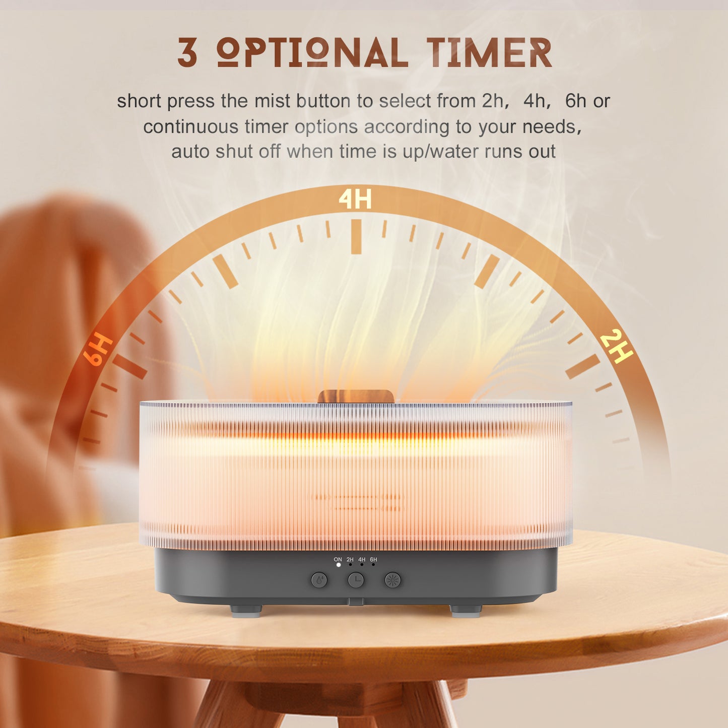 Light Aromatherapy Diffuser Super Quiet Auto Shut-Off